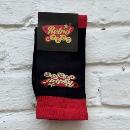 CHAUSETTE RCT - NOIR/ROUGE