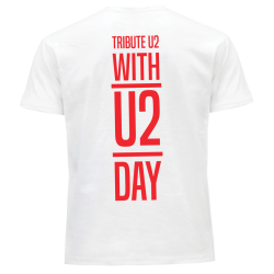 T-SHIRT BLANC WITH U2 DAY