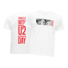 T-SHIRT BLANC WITH U2 DAY