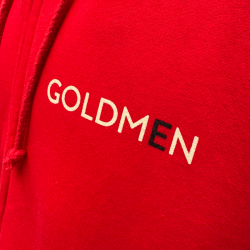 SWEAT ZIPPÉ ROUGE GOLDMEN