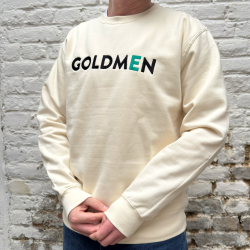 SWEAT COL ROND BRODÉ BEIGE...
