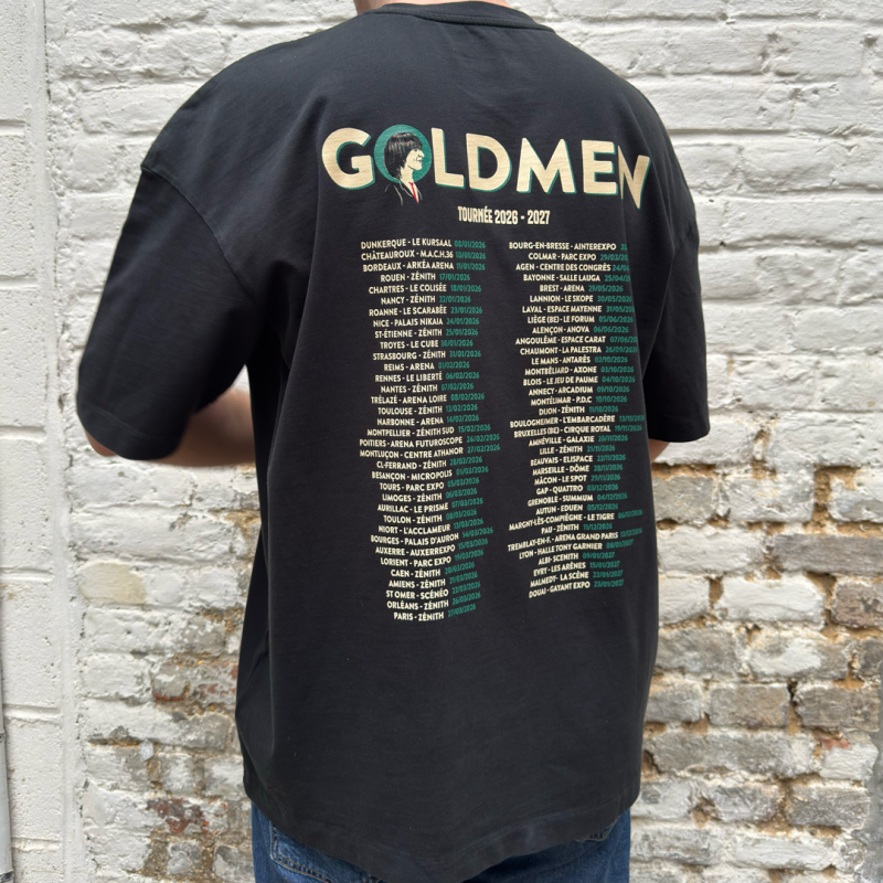 T-SHIRT TOURNÉE GOLDMEN