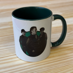 MUG BLANC/VERT GOLDMEN