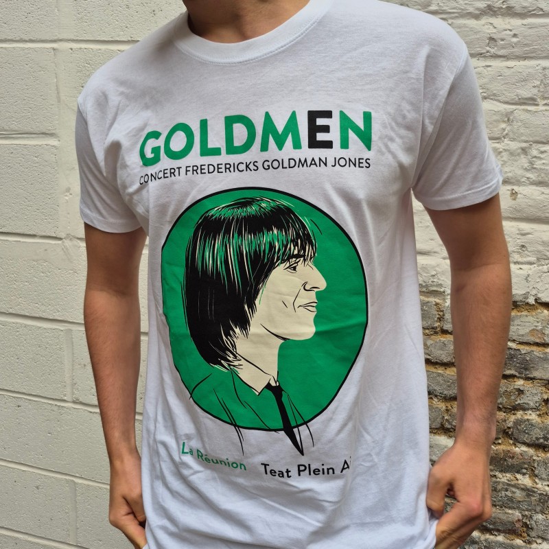 T-shirt Goldmen BLANC - La Réunion